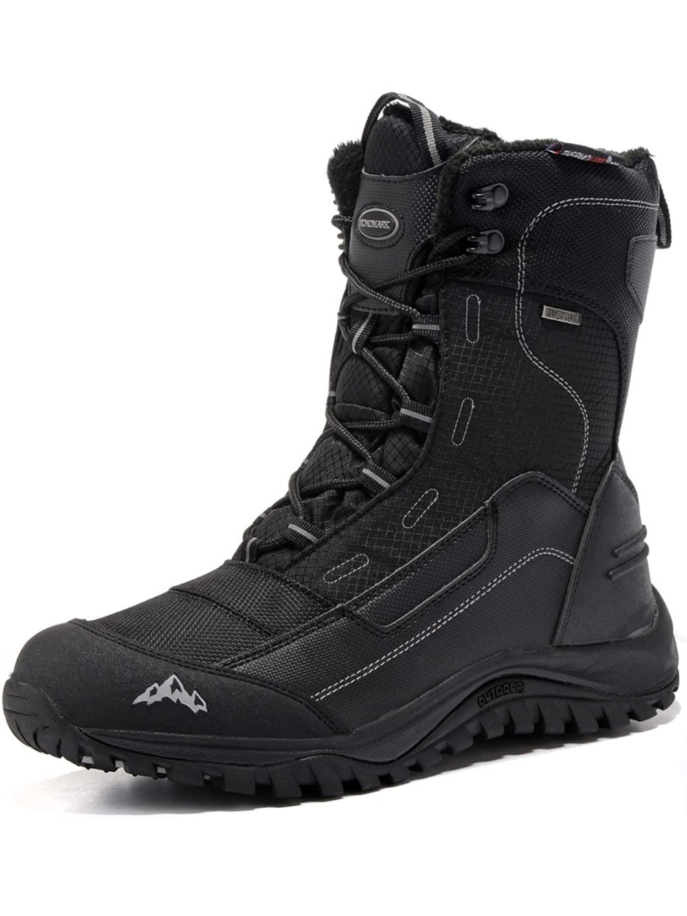 Waterproof Black Insulated Snow & Rain Boot - Unknown Brand